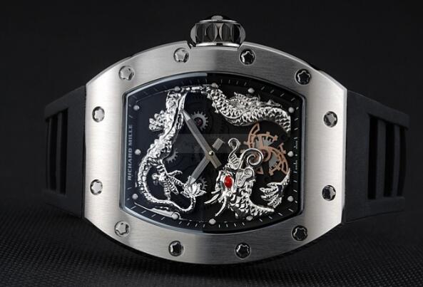 Richard Mille Replica Watch Tourbillon Dragon Jackie Chan RM 057 Steel